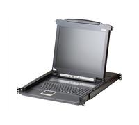 Aten CL1000M-ATA-DNG PS/2 VGA 17" LCD Consola con teclado escandinavo
