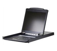 Aten CL1308N-ATA-GG 8-Port PS/2-USB VGA 19" LCD Conmutador KVM con teclado alemán