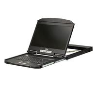 Aten CL3100 Consola LCD Ancha con Riel Único y Profundidad Ultracorta (USB, VGA), ES