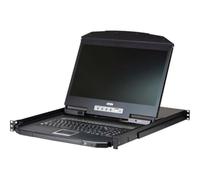 Aten Cl3108nx - KvM-Konsole - Ps/2, Usb - 47cm (18.5") - Rack - Einbauf?hig - 1366 X 768 - 250 Cd/m? - 1000:1 - 5 Ms - Vga - 1u (cl3108nx d)