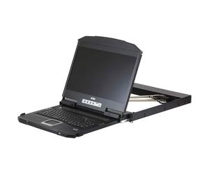 Aten CL3800NW D Consola KVM USB/HDMI/DVI/VGA Dual Rail Alemán Negro