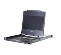 ATEN CL5708MW (D) 43cm Wide LCD KVM Switch, USB-S/2,VGA, 8 Puertos, disposición de Teclado DE