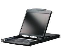 Aten CL5800N - Consola de Rack (LCD, 48,26 cm (19"), 1280 x 1024 Pixeles, VGA, USB, PS/2, 28W, 100-240V) Negro