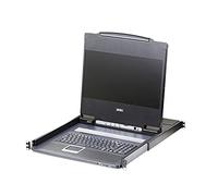 ATEN CL6700MW-ATA-2XK07GG Consola panorámica DVI/HDMI Full HD LCD de 17,3" (teclado suizo/alemán)