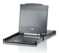 Aten CL6708MW Switch KVM LCD DVI de 8 Puertos FHD 1080p con Iluminación LED