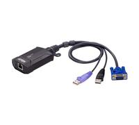 ATEN CN800-AT interruptor KVM Negro, Púrpura