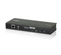 Aten CN8000A interruptor de pantalla, teclado y ratón Negro - Interruptores de pantalla de teclado y ratón (VGA, USB B, Mini-USB B, Negro, 0-50 °C, -20-60 °C)