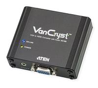ATEN CONV./BOOST VGA TO HDMI AUDIO/VIDEO CONVERTER (VC180-AT VGA, HDMI, 165MHZ, 1080P, DC 5.3V, 3.2W, 150G