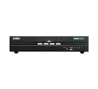 Aten cs1144d cs1144d Switch KVM de 4 Puertos DVI USB Dual Display Secure Negro ()