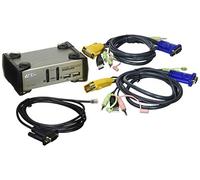 Aten CS1732A Interruptor KVM - Periférico de Entrada (2048 x 1536 Pixeles, USB, USB, VGA, 1,2 W, 0-50 °C)