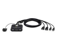 2-Port USB FHD HDMI Cable KVM Switch