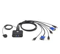 Aten CS22U interruptor KVM Negro