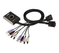 ATEN 2-Port USB DVI/Audio Cable KVM Switch with Remote Port Selector