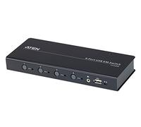 Aten CS724KM interruptor de pantalla, teclado y ratón Negro