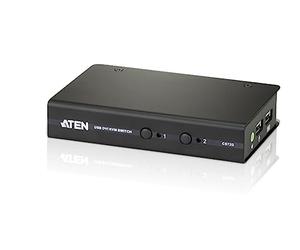 ATEN CS72D - KVM/interruptor de audio - 2 puertos - sobremesa (CS72D)