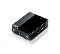 Aten CS782DP Interruptor KVM DisplayPort USB 2 Puertos 4K UHD Negro