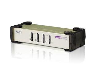 ATEN CubiQ CS84U Interruptor KVM 4 Puertos PS/2 USB VGA QXGA Negro