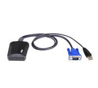 ATEN CV211 Negro, Azul Adaptador de Cable de vídeo