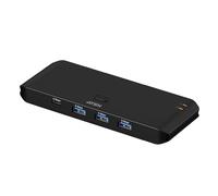 ATEN Essentials US4324 2 x 4 USB 3.2 Gen 1 - Interruptor compartido, comparte 4 periféricos USB entre dos ordenadores, 5 Gbps, interruptor rápido, compacto, selector de puerto remoto, Windows, macOS