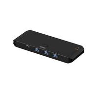 ATEN Essentials US5324 2 x 4 USB 3.2 Gen 1 - Interruptor compartido, comparte 4 periféricos USB entre computadoras USB-A y USB-C, 5 Gbps, interruptor rápido, compacto, selector de puerto remoto