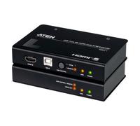 ATEN Extensor KVM HDMI USB Audio RS-232 4K HDR hasta 100m por Cat 6/6a con Conmutación EDID y Control Dual Consola - Modelo CE801-AT-G