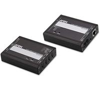 Aten extensor usb 2.0 por cat 5 con hub de cuatro puertos (hasta 100 m