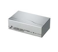 Aten Funda Metálica Splitter VGA 2 Puertos 350MHz, Plateado