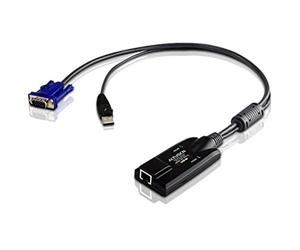 ATEN KA7175 - Módulo de CPU para conmutador KVM (50 m, USB 2.0), Color Negro