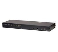 ATEN Switch KVM por IP multi-interfaz Cat 5 de 8 puertos con acceso compartido desde consolas local/remota