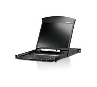 ATEN KL1516AiN Consola KVM con Conmutador KVM 16 Puertos PS/2 USB Negro