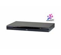 Aten KN1108VA - Conmutador KVM sobre IP de 8 Puertos, 2 Buses, CAT5e/6, con Soporte de Audio, Consola USB para Portátil (LUC) y Medios Virtuales