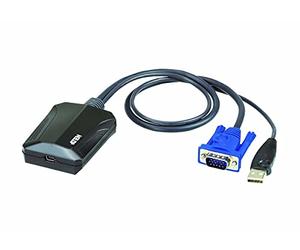 Aten Laptop USB Console Adapter CV211, Female, Male, CV211-AT (CV211, Female, Male, Black,Blue, 0-40 øC, -20-60 øC, 0-80%)