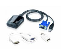 ATEN Laptop USB KVM Console Crash Cart Adapter IT Kit