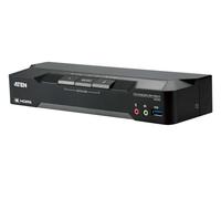 Aten matriz de vídeo en formato compacto kvm displayport 4k dual disp
