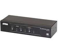 Aten switch de matriz hdmi 4k real 2 x 2 con desincrustador de audio