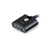 ATEN - Switch de periféricos USB 2.0 de 4 x 4 puertos