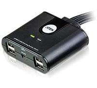 Aten switch de periféricos usb 2.0 de 4 x 4 puertos