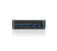 ATEN - Switch de periféricos USB 3.2 Gen1 de 2 x 4 puertos