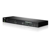 ATEN SWITCH KVM VGA PS/2-USB DE 16 PUERTOS CON PUERTO PARA CONEXION EN CADENA Y PERIFÉRICOS USB (CS1716A-AT-G)