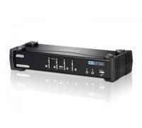 ATEN SWITCH KVMP DVI/AUDIO DUAL LINK USB DE 4 PUERTOS (CS1784A-AT-G)