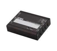 ATEN UCE32100 Dockingstation USB 2.0 CAT 5 Extender 4 Puertos 100 m Negro