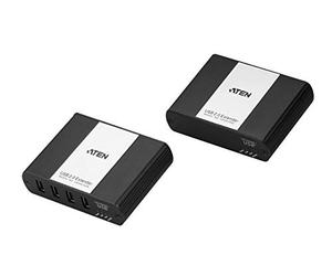 ATEN UEH4102 - Alargador USB a través de LAN (4 puertos, USB 2.0 Cat.5 (hasta 100 m)