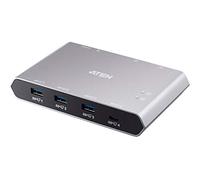 Aten Us3342 - UsB-Umschalter F?r Die Gemeinsame Nutzung Von Peripherieger?ten - 3 X Usb 3.2 Gen 2 + 1 X UsB-C (spannungsversorgung) - Desktop