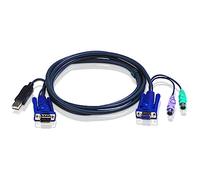 Aten 2L5503UP cable para video, teclado y raton (kvm) 3 m Negro ( 2L-5503UP )