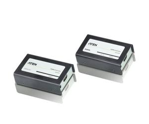 ATEN VE800A Extensor HDMI sobre Cat5e/6 con Audio/Video, 60m, para Extender Fuente a Pantalla, Kit con Transmisor y Receptor