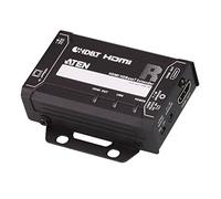 Aten VE811R Extensor Audio/Video Receptor AV Negro - Extensor de A/V (Receptor AV, 4096 x 2160 Pixeles, Cat5e,Cat6,Cat6a, 3840 x 2160,4096 x 2160, 10,2 Gbit/s, Metal)