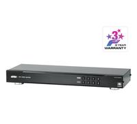Aten VM0404HA | Switch Matriz HDMI 4x4 Profesional | Soporte 4K UHD (3840x2160) / DCI (4096x2160) 30/60Hz | Audio y Video
