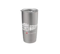 Atenas Acrópolis Vintage Skyline Grecia I Love Athens Vaso térmico de acero inoxidable de doble pared