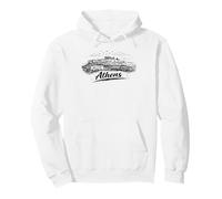 Atenas, Grecia, Acrópolis, Partenón, Viaje, Bosquejo Sudadera con Capucha