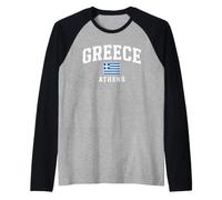 Atenas Grecia Camiseta Manga Raglan
